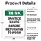 Signmission Safety Culture Sign, 10 in Width, Plastic, Rectangle OS-2PACK-TS-P-1014-V-11909 - alternate 2